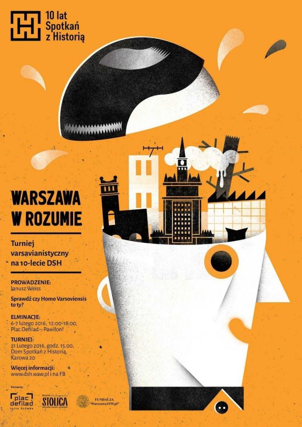 Warszawa w rozumie. Plakat turnieju