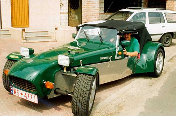 Replika Lotusa Seven. Auto nazywało się Victor 7