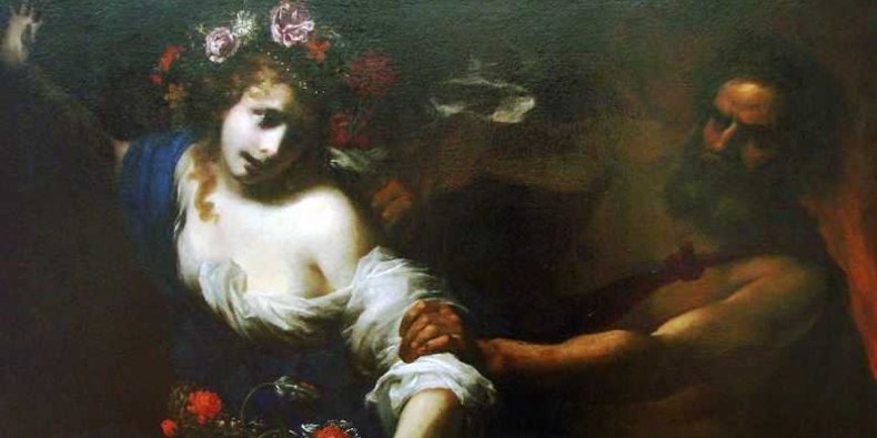 Porwanie Proseriny - Simone Pignoni, olej na płótnie, 1650