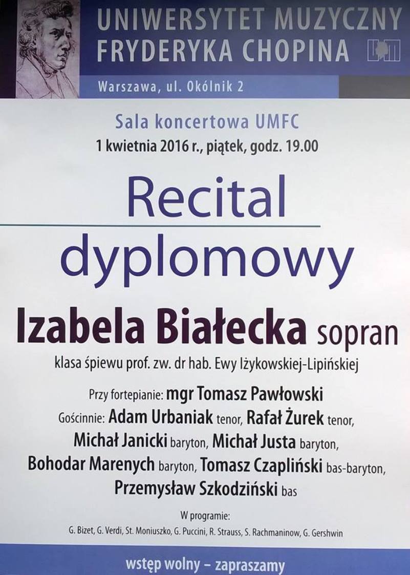 Recital dyplomowy