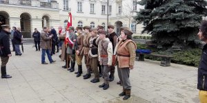 Odsłonięcie tablicy poświęconej Lechowi Kaczyńskiemu