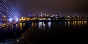 Warszawa nocą
