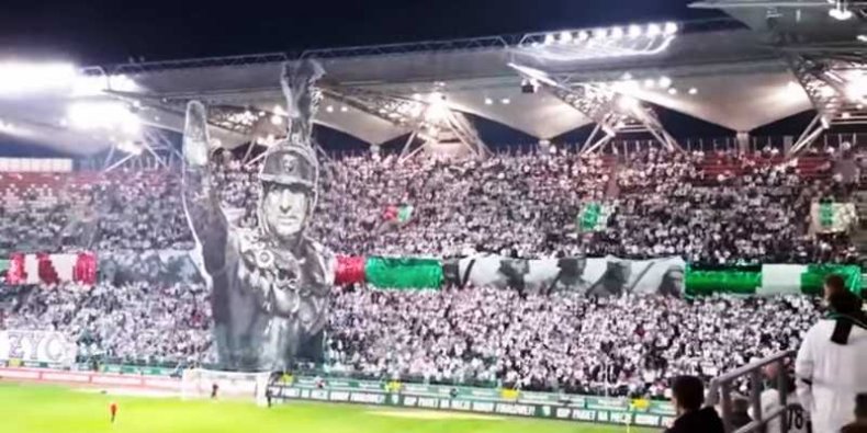 Legia - Lechia - oprawa meczu z 2 kwietnia 2016 r.