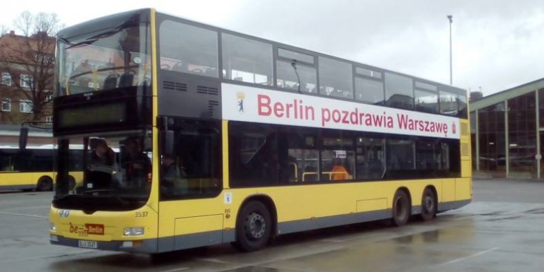 Piętruś w Berlinie przed wyjazdem do Warszawy