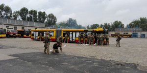 AT Żandarmerii Wojskowej - ćwiczenia w MZA przy ul. Włościańskiej