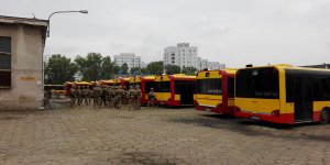 AT Żandarmerii Wojskowej - ćwiczenia w MZA przy ul. Włościańskiej