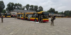 AT Żandarmerii Wojskowej - ćwiczenia w MZA przy ul. Włościańskiej