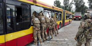 AT Żandarmerii Wojskowej - ćwiczenia w MZA przy ul. Włościańskiej