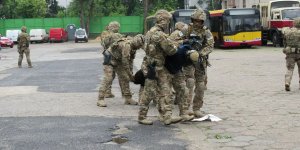 AT Żandarmerii Wojskowej - ćwiczenia w MZA przy ul. Włościańskiej