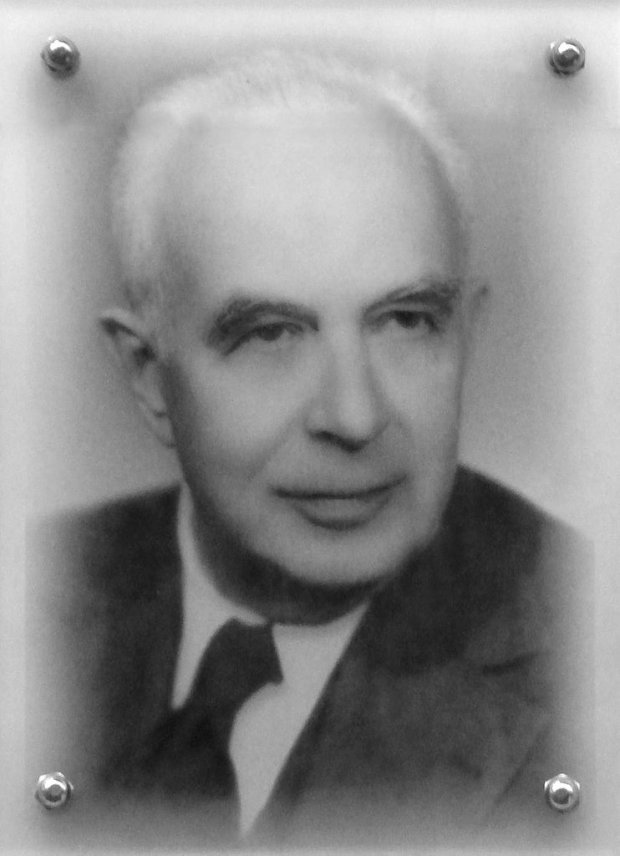 Jerzy Wasowski - portret z tablicy pamiątkowej w Warszawie przy ul. , Wilczej 11