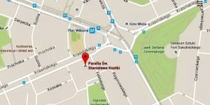 Miejsce spotkania i początku spaceru z Bilskim