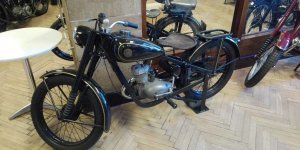 Z kolekcji motocykli Muzeum Techniki i Przemysłu NOT