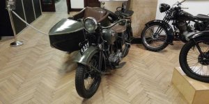 Z kolekcji motocykli Muzeum Techniki i Przemysłu NOT