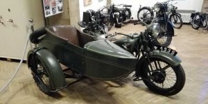 Z kolekcji motocykli Muzeum Techniki i Przemysłu NOT