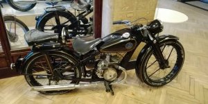 Z kolekcji motocykli Muzeum Techniki i Przemysłu NOT