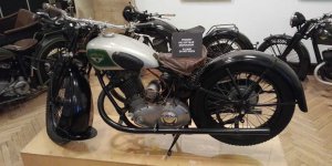 Z kolekcji motocykli Muzeum Techniki i Przemysłu NOT