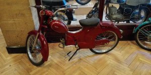 Z kolekcji motocykli Muzeum Techniki i Przemysłu NOT