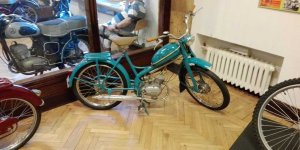 Z kolekcji motocykli Muzeum Techniki i Przemysłu NOT