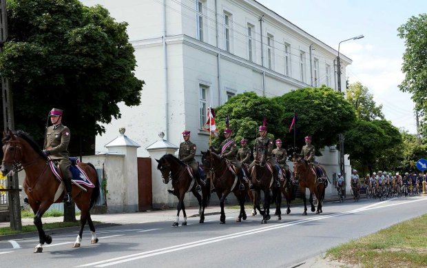 Szwadron Kawalerii Wojska Polskiego uroczystości w Radzyminie