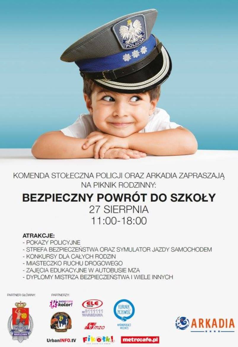 Plakat pikniku policyjnego
