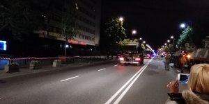 Przed defiladą w Alejach Ujazdowskich