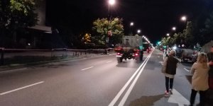 Przed defiladą w Alejach Ujazdowskich