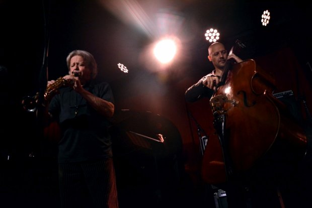 Bracia Oles & Leszek Źądło podczas koncertu