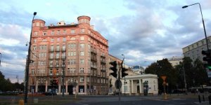 Plac Unii Lubelskiej - Kamienica Jana Łaskiego i wschodnia Rogatka Mokotowska