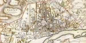 Plan Warszawy Nicholsona z 1831