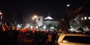 Protest przed Sejmem - 16-12-2016