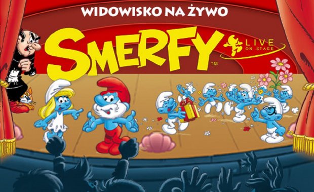 Smerfy - plakat widowiska