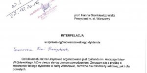 Interpelacja radnego Lecha Jaworskiego