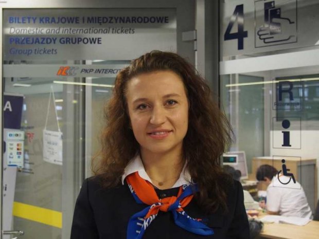 Ewelina Chromińska - kasjer PKP Intercity
