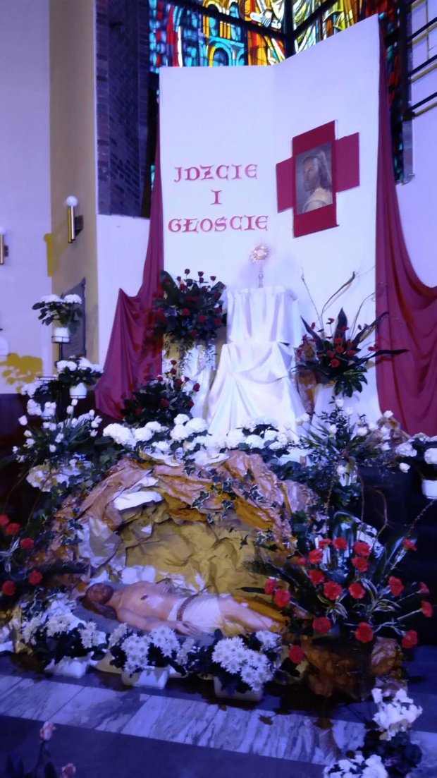 Grób Pański na Grochowie w kościele pw. Nawrócenia św. Pawła Apostoła przy ul. Kobielskiej