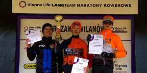 Wręczanie wyróżnień - Maratony Lang Team MTB w Wilanowie