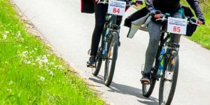 Na trasie wyścigu MTB - Wilanów 2017