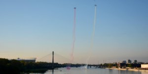 Dzień Flagi 2017 pokaz lotniczy nad Wisłą
