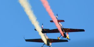 Dzień Flagi 2017 pokaz lotniczy nad Wisłą