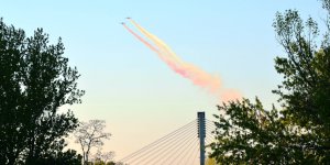Dzień Flagi 2017 pokaz lotniczy nad Wisłą