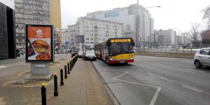 Zaparkowany przystanek autobusowy - Plac Unii