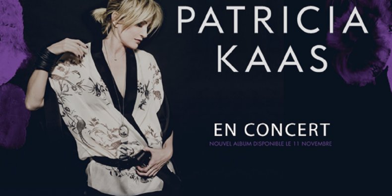 Plakat promujący nową płytę Patricii Kaas