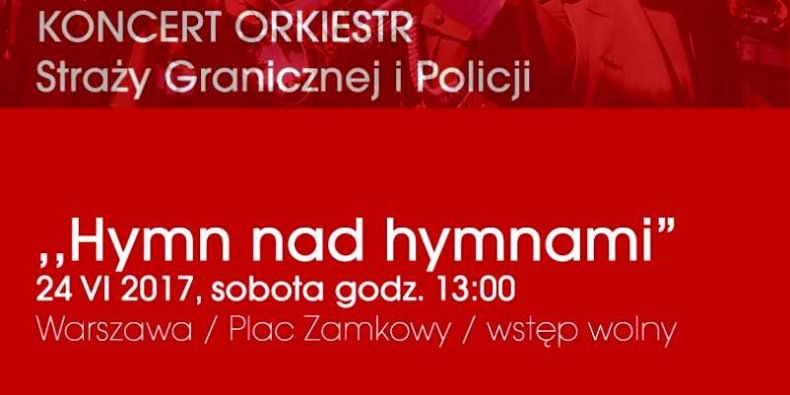 Fragment plakatu koncertu "Hymn nad hymnami"