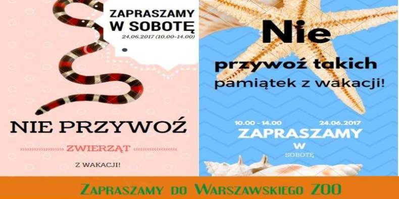 Nie przywoź z wakacji - plakat