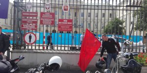 Motocykle na buspasy - zgromadzenie motocyklistów i złożenie petycji do prezydent Warszawy. 7.08.2017 r.