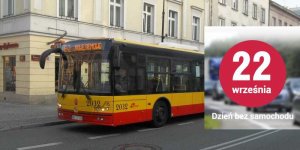 Autobus w Dzień Bez Samochodu