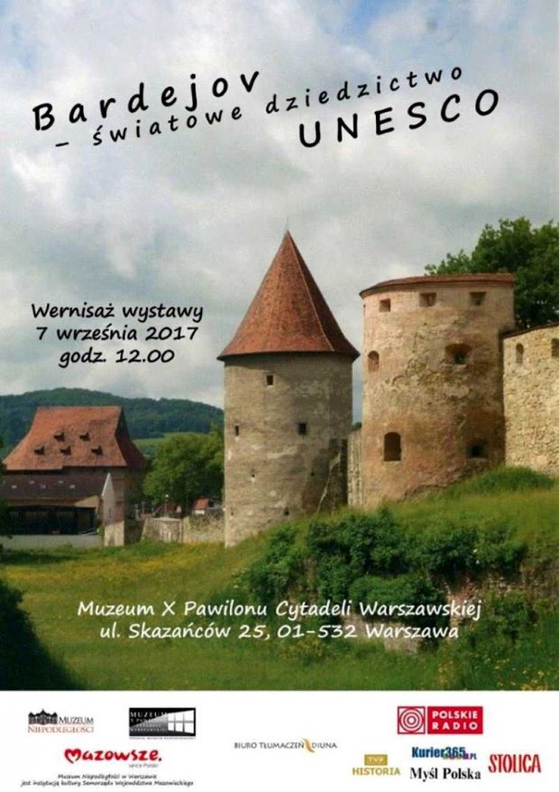 Bardejov - światowe dziedzictwo UNESCO - plakat