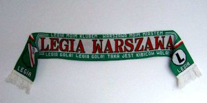 Szalik Legi Warszawa z lat 90 ubiegłego wiekui