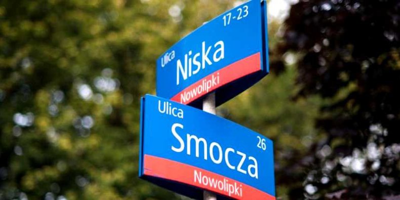 Skrzyżowanie ulic Smocza i Niska