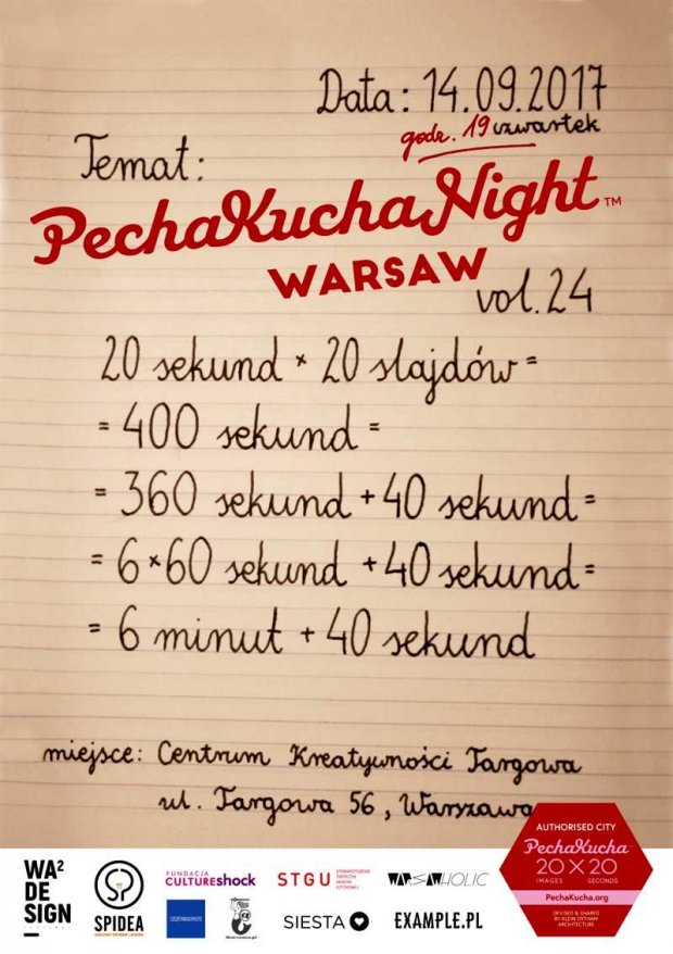 Pecha Kucha - plakat