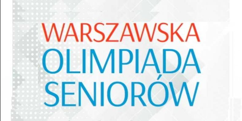 Warszawska Olimpiada Seniorów - Plakat
